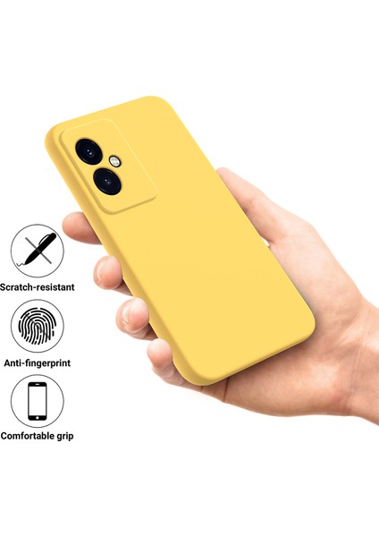 Honor 100 5g Darbeye Dayanıklı Sıvı Silikon Cep Telefonu Kılıfı-Sarı (Yurt Dışından) modelleri