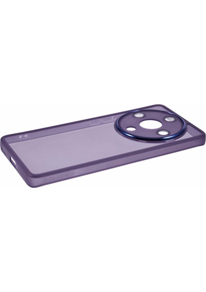 Dksm Serisi Honor Magic6 Lite 5G/X50 5G/X9B 5g Kılıf Elektrokaplama Kamera Çerçevesi Tpu Telefon Kılıfı-Şeffaf Mor (Yurt Dışından) fırsatları