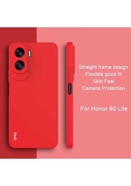 Imak Uc-4 Serisi Honor X50I 5g/90 Lite 5g Kılıf Yumuşak Tpu Düz Kenar Telefon Kılıfı-Kırmızı (Yurt Dışından) indirimleri