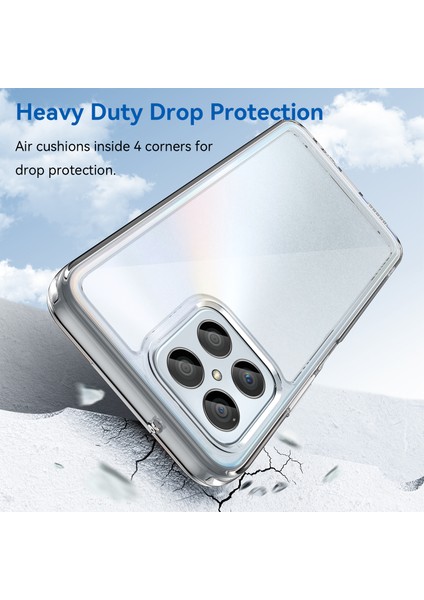 Honor 70 Lite 5g/play 30 5g/x8 5g/x6 4G/PLAY6C 4G/X8A 4G/X6S 4g Için Telefon Kılıfı, Tpu+Akrilik Şeffaf Arka Kapak-Şeffaf (Yurt Dışından) modelleri