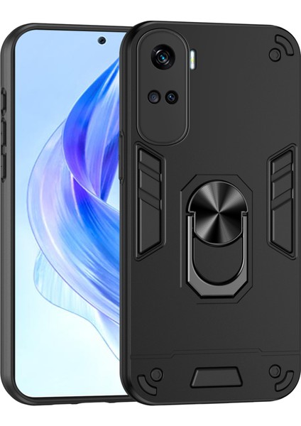 Honor 90 Lite 5g Telefon Kılıfı Desteği Manyetik Araç Tutucu Döner Ayak-Siyah (Yurt Dışından)