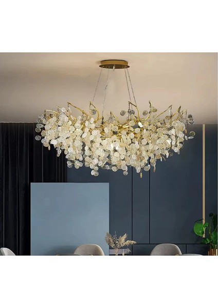 Istanbul Avize Leaf Gold Yemek Masası Lüx Modern Avize fiyatları