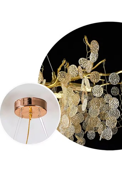 Istanbul Avize Leaf Gold Yemek Masası Lüx Modern Avize fırsatları