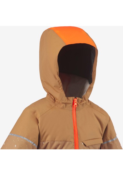 Wedze Çocuk Kayak Tulumu - 1/5 Yaş - Kahverengi/turuncu - 500 Toddler fırsatları