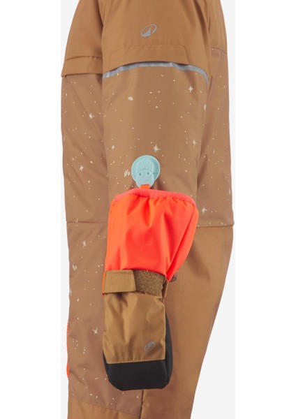Wedze Çocuk Kayak Tulumu - 1/5 Yaş - Kahverengi/turuncu - 500 Toddler indirimleri
