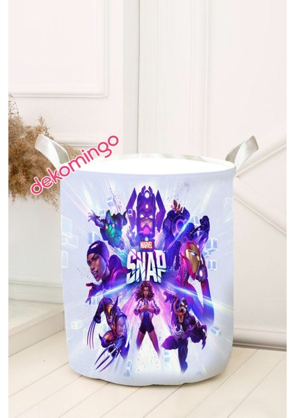 Marvel Snap Desenli Çocuk Oyuncak Sepeti