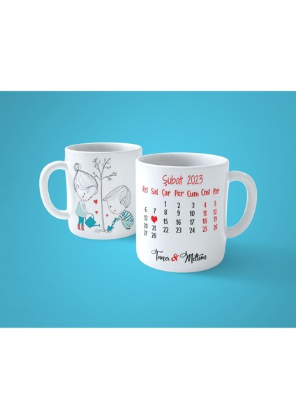 Isimli Kişiye Özel Beyaz Sıcak Içecek Kabı