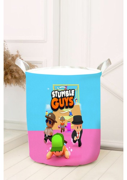 Stumble Guys Desenli Çocuk Oyuncak Sepeti