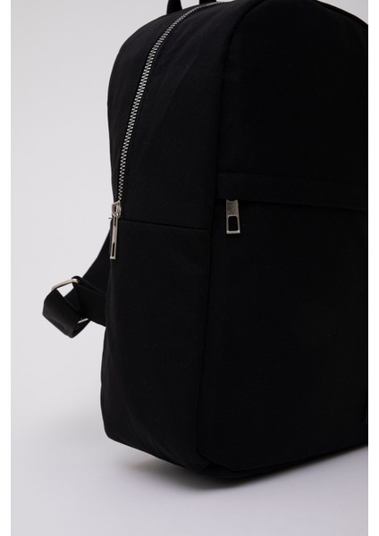 Siyah SHK40 Kanvas Kumaş, 2 Bölmeli ,fermuarlı, Ayarlanabilir Askılı Unisex Spor Sırt Çantası indirimleri