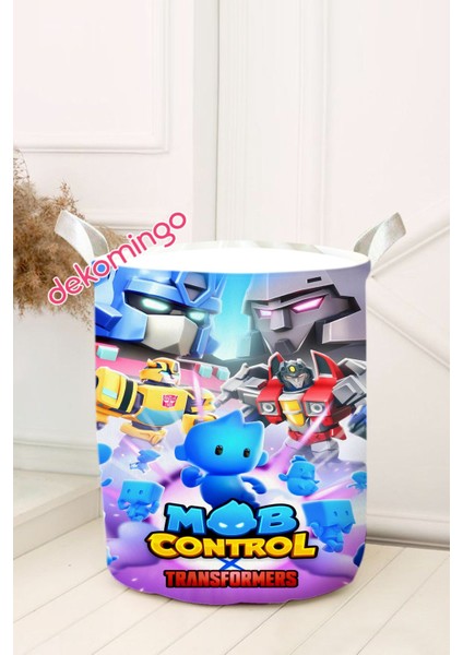 Transformers Mob Desenli Çocuk Oyuncak Sepeti