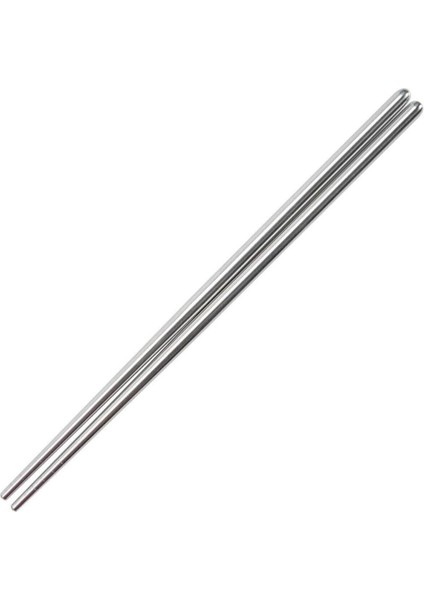 Beyaz Paslanmaz Çelik 5'li Chopstick Seti 22,5cm, Şık ve Dayanıklı Kullanıma Uygun.