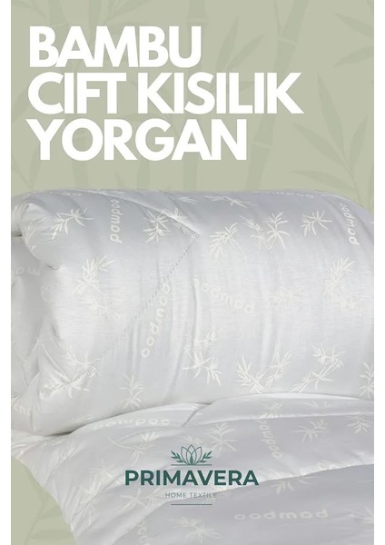 Bambu Çift Kişilik Yorgan – Doğal, Hafif ve Nefes Alabilir