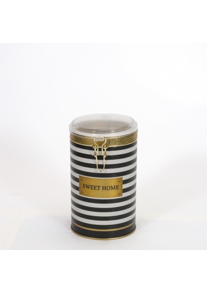 Şık Desenli Baharatlık, 1,3 Lt, Siyah ve Beyaz Renk Seçenekleri