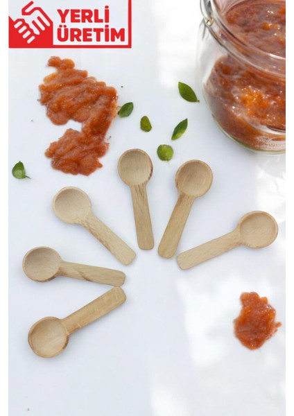 El Yapımı Ahşap Bambu Baharat Ölçek Kaşığı, Dekoratif ve Şık Tasarım fırsatları