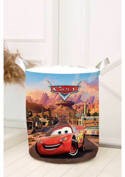 Kasaba Cars Araba Bebek ve Çocuk Odası Oyuncak Sepeti