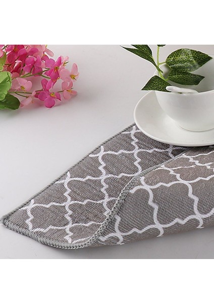 Yüksek Emici Mikrofiber Bulaşık Kurutma Matı, Gri Renk, Pratik Kullanım indirimleri