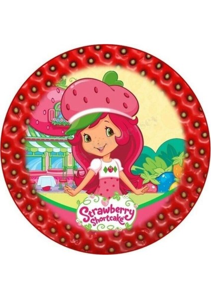Çilek Kız Yenilebilir Baskı, Pasta ve Kurabiye Dekorasyon Aracı
