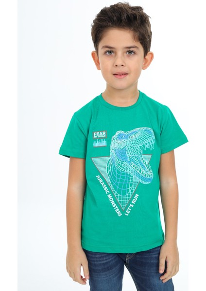 Erkek Çocuk Baskılı Tişört