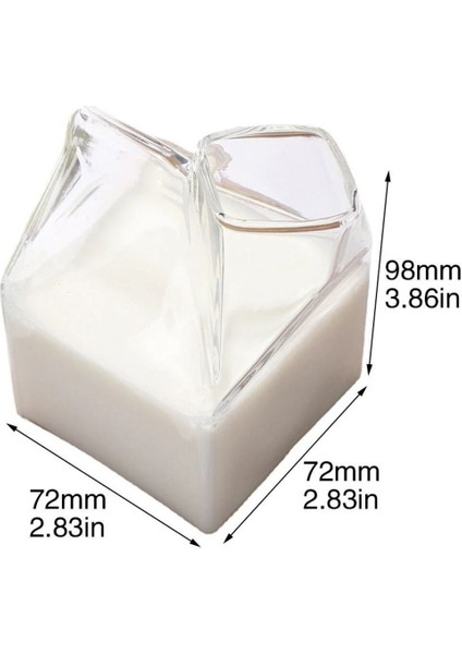 Turuncu Borosilikat Süt Kutusu Bardak KRD-3228, Şık ve Dayanıklı Tasarım fırsatları