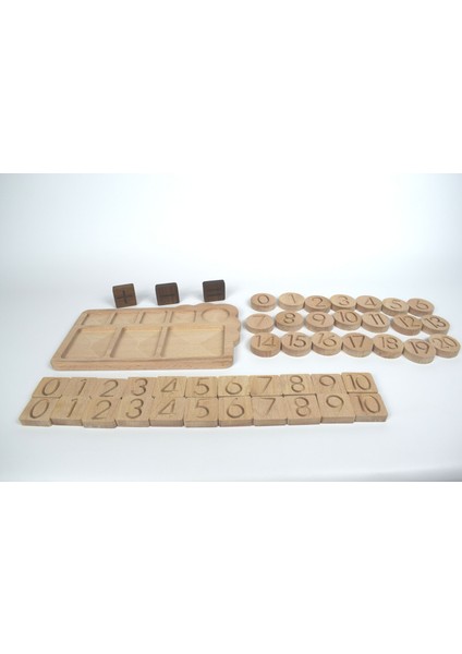 Bultak Matematik Oyun Tahtası 47 Parça - Montessori Materyali - Doğal Eğitici Oyuncak modelleri