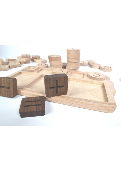 Bultak Matematik Oyun Tahtası 47 Parça - Montessori Materyali - Doğal Eğitici Oyuncak indirimleri