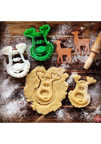 Yılbaşı Geyik Hamur Kurabiye Kalıbı, Eğlenceli ve Şık Tasarım