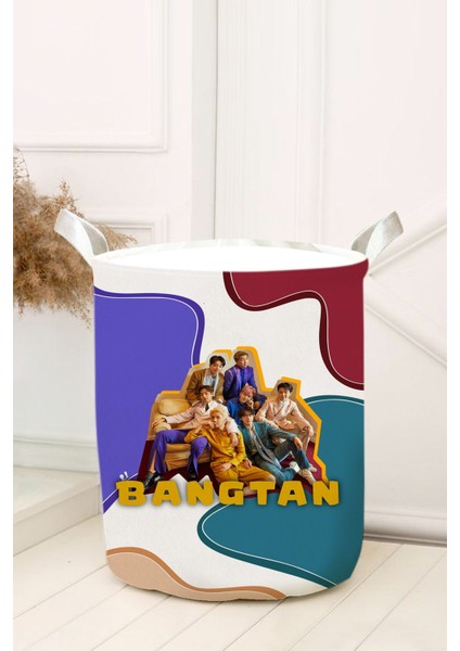 Bts Kamuflaj Bangtan Bebek ve Çocuk Odası Oyuncak Sepeti