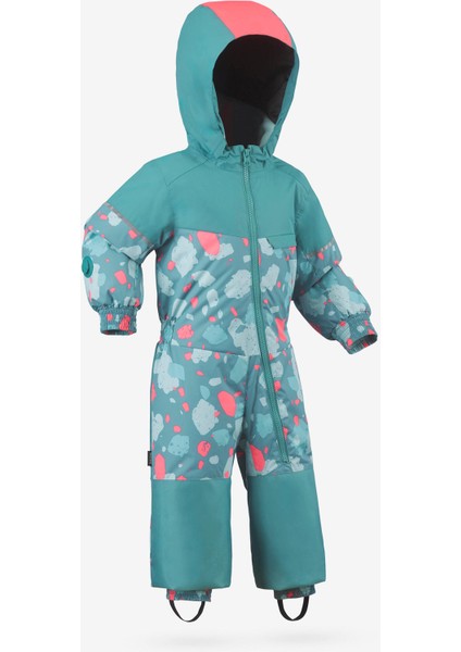 Wedze Çocuk Kayak Tulumu - 1/5 Yaş - Turkuaz - 500 Toddler