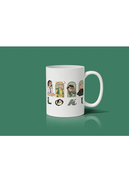 Beyaz Loki Temalı Baskılı Kupa Bardak, Şık ve Kullanışlı, Ideal Hediye Seçeneği