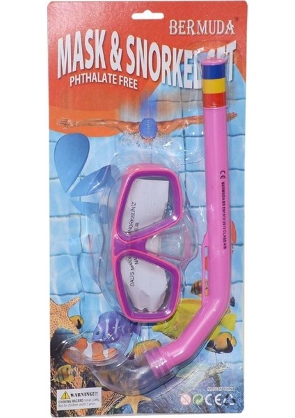 Renkli Bermuda Maske ve Şnorkel Seti, Su Altında Eğlence Dolu Keşifler Için Ideal modelleri