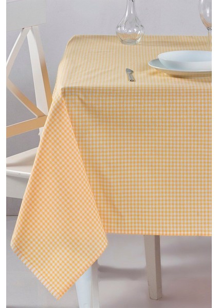 Canlı Sarı Pötikareli Masa Örtüsü 170X170 Cm, Şık ve Kullanışlı Bahçe ve Ev Dekoru fiyatları