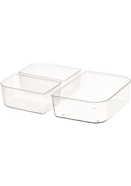 4 Bölmeli Yuvarlak Saklama Kabı, Beyaz, Pratik ve Şık Saklama Çözümü modelleri