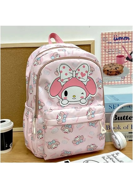 Sanrio Sırt Çantası Anime Kuromi Cinnamoroll Melody Öğrenci Çantam Büyük Kapasiteli Kadınlar Çocuklar Için Çanta Kızları Hediye Renk: D3 (Yurt Dışından)