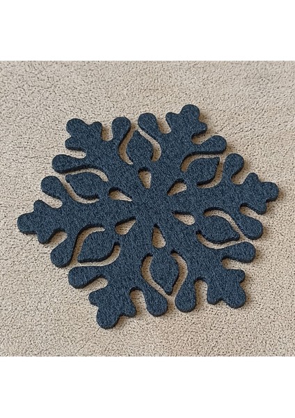 Siyah Keçe Bardak Altlığı 6'lı, 10 Cm, 3 Mm, Şık ve Kullanışlı Set modelleri