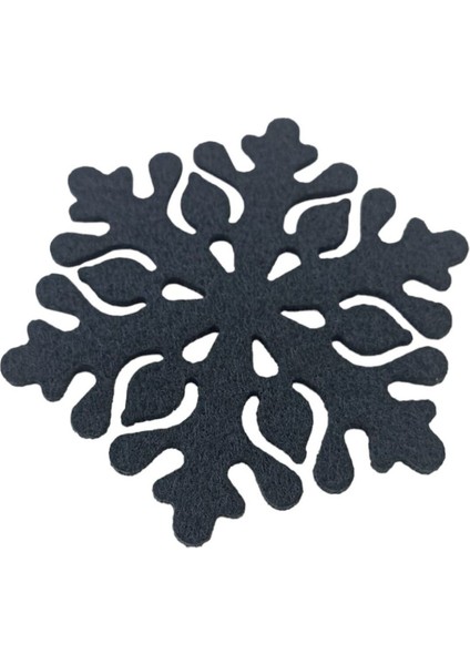 Siyah Keçe Bardak Altlığı 6'lı, 10 Cm, 3 Mm, Şık ve Kullanışlı Set indirimleri