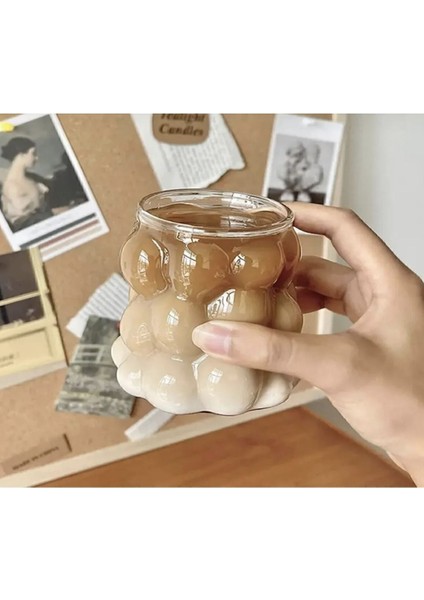 Isıya Dayanıklı Borosilikat Cam Boncuklu Kahve Bardağı 350ML, Şık ve Kullanışlı Tasarım fiyatları