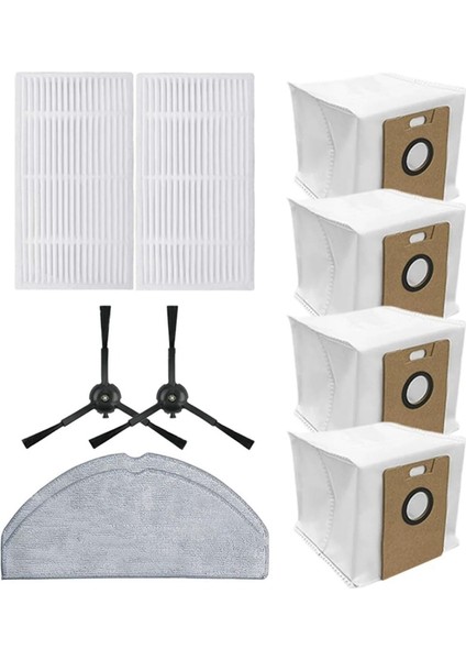 RV30 Max / RV30 / RV20 Max / RV20 Robot Süpürge Için Filtre Toz Torbası Yan Fırça Paspas Bezi (Yurt Dışından) modelleri