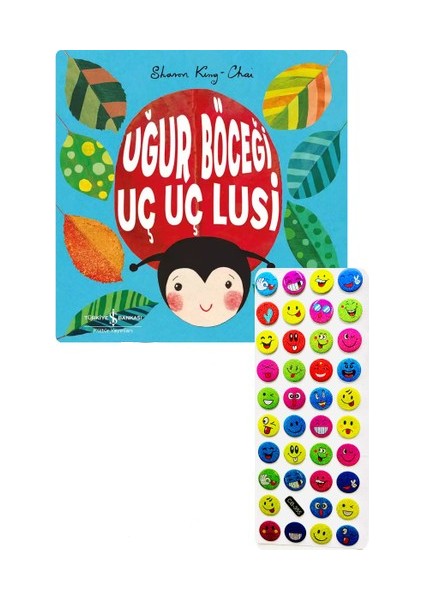 Emojili Sticker ve Okul Öncesi Resimli Kitaplar - Uğur Böceği Uç Uç Lusi
