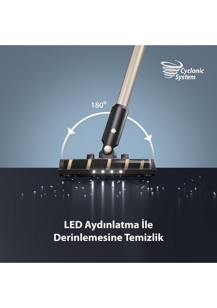 A70 Şarjlı Dikey Süpürge Gold fırsatları