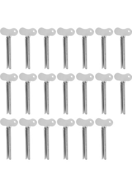 20 Adet Diş Macunu Tüpü Sıkacağı Metal Anahtarlı Diş Macunu Sıkacağı Banyo Saç Boyası Kozmetik Tüpleri Sıkacağı (Yurt Dışından) fiyatları