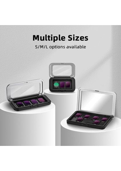 Cep 3 Manyetik Filtre Saklama Kutusu Lens Saklama Kamera Lens Filtre Kılıfı Kamera Aksesuarları 10,8x1,2x5 cm (Yurt Dışından) indirimleri
