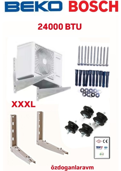 Beko Bosch 24000 Btu Klima Ayak Montaj Takım