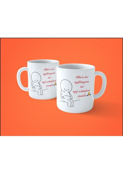 Espirili Baskılı Kupa Bardak, Arkadaşlar Için Neşeli ve Renkli Tasarım fiyatları