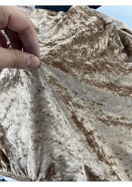 Kadife 3 Kişilik Lastikli Koltuk Örtüsü, Kahverengi, Şık ve Koruyucu Kılıf modelleri