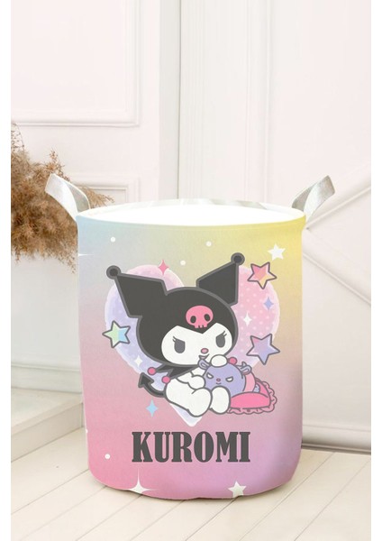 Gökkuşağı Kuromi Bebek ve Çocuk Odası Oyuncak Sepeti