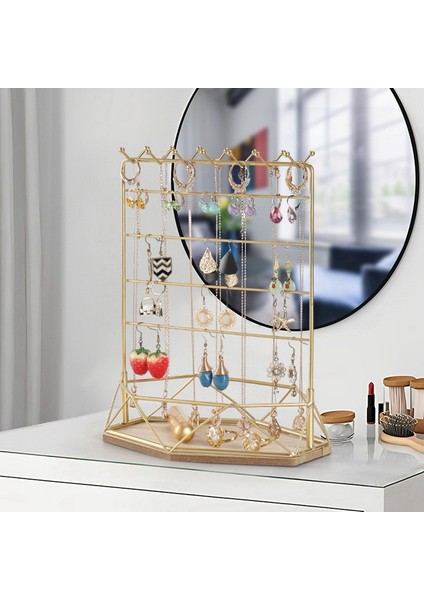 Küpe Takı Rafı 7 Katlı Kozmetik Yüzük Düzenleyici Bilezik Kolye Takı Sergileme Aksesuarları (Yurt Dışından) fırsatları