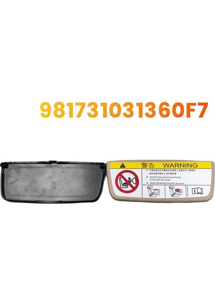 718 911 Carman 2013-2023 Makyaj Aynası Paneli B Için 981731031360F7 Araç Güneşlik Ayna Kapağı (Yurt Dışından) modelleri