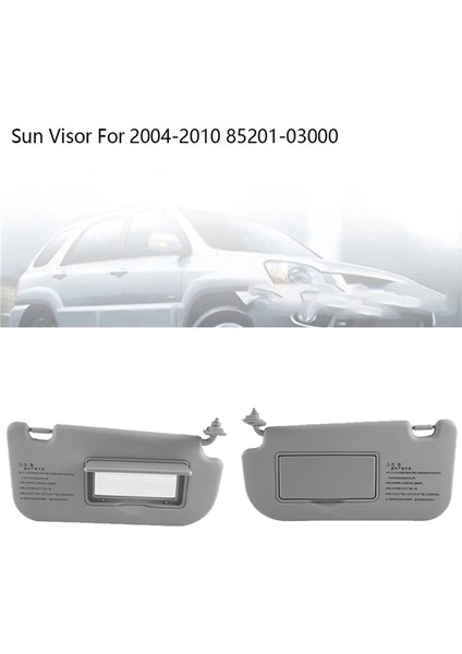 2004-2010 Gri Güneşlik Makyajı Için 1 Çift Araba Güneşliği Gölgelikleri ve Makyaj Aynası 85202-03000 8520103000 (Yurt Dışından) fiyatları