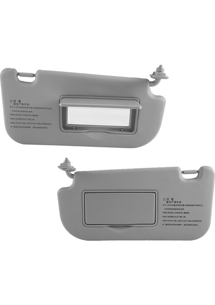 2004-2010 Gri Güneşlik Makyajı Için 1 Çift Araba Güneşliği Gölgelikleri ve Makyaj Aynası 85202-03000 8520103000 (Yurt Dışından) modelleri