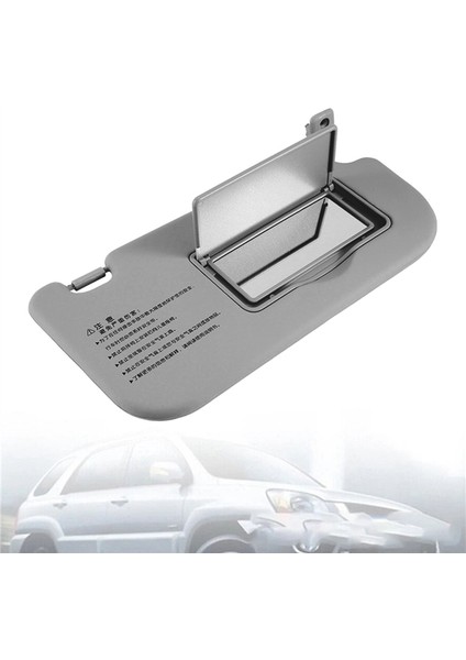 2004-2010 Gri Güneşlik Makyajı Için 1 Çift Araba Güneşliği Gölgelikleri ve Makyaj Aynası 85202-03000 8520103000 (Yurt Dışından) indirimleri